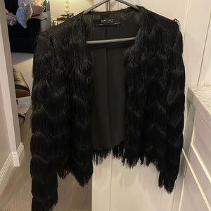 Zara fringe jacket